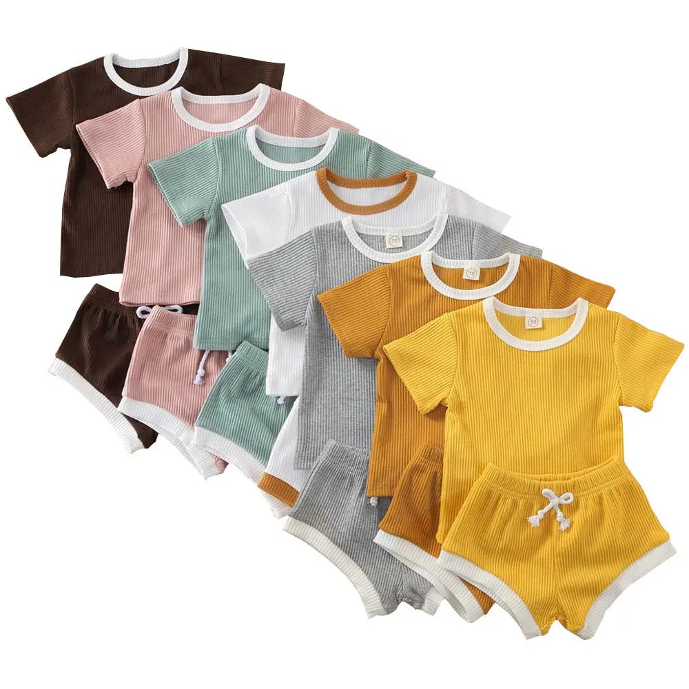 2024 boys clothing sets summer kid clothes unisex baby boy clothes summer toddler boy clothes