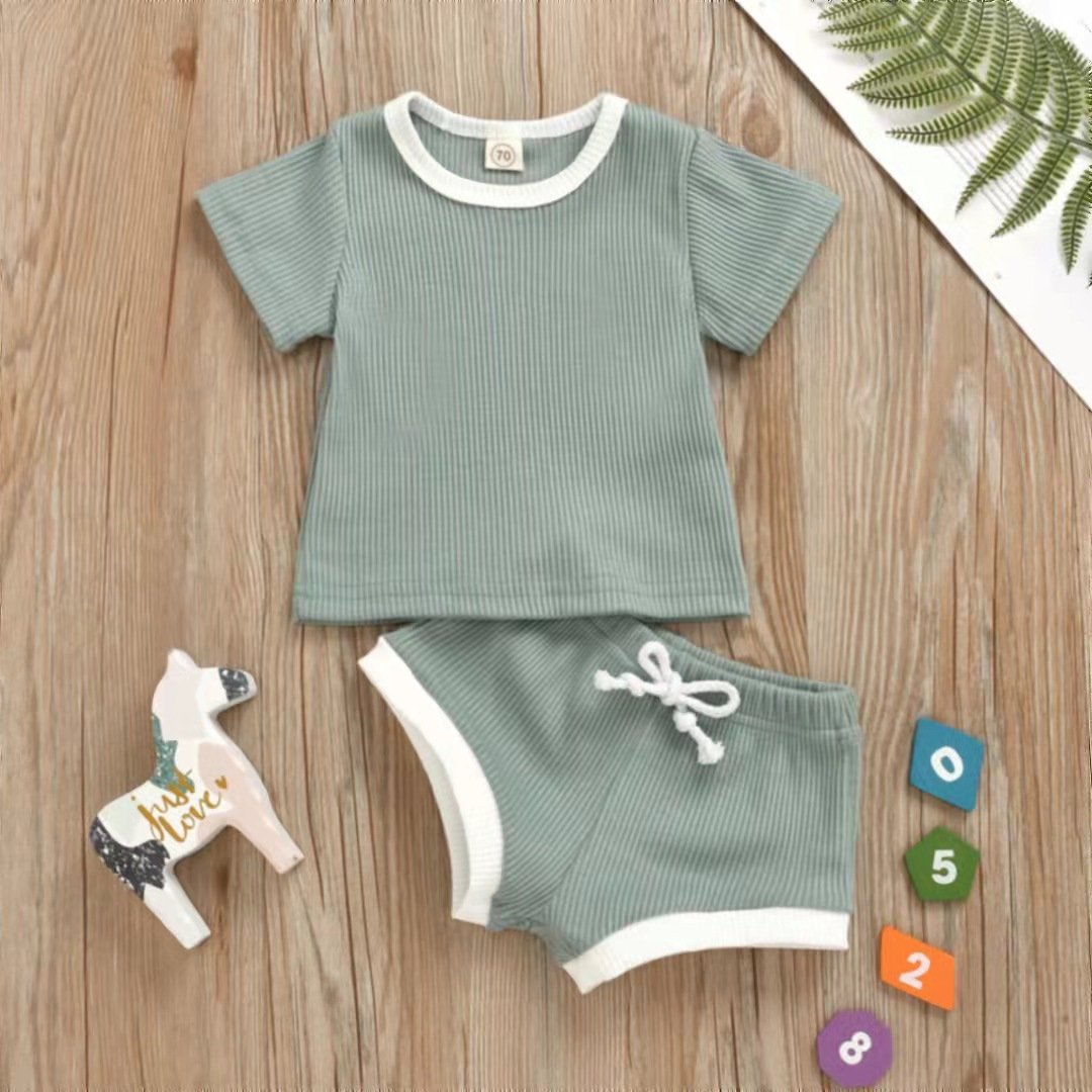 2024 boys clothing sets summer kid clothes unisex baby boy clothes summer toddler boy clothes