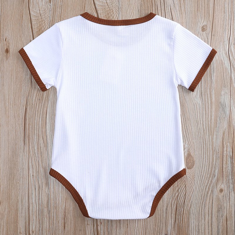 Summer infant newborn wear soft baby girls boy ribbed clothes sets short sleeve bodysuits+shorts 2PCs clothing outfits custom
