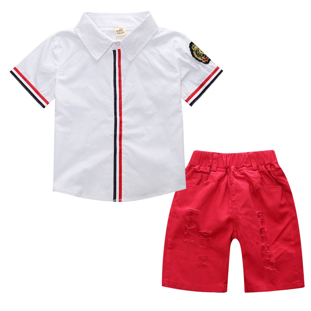 Alibaba Express Turkiye Kids Flower T-Shirts And Shorts Pants Clothes Sets For Boys