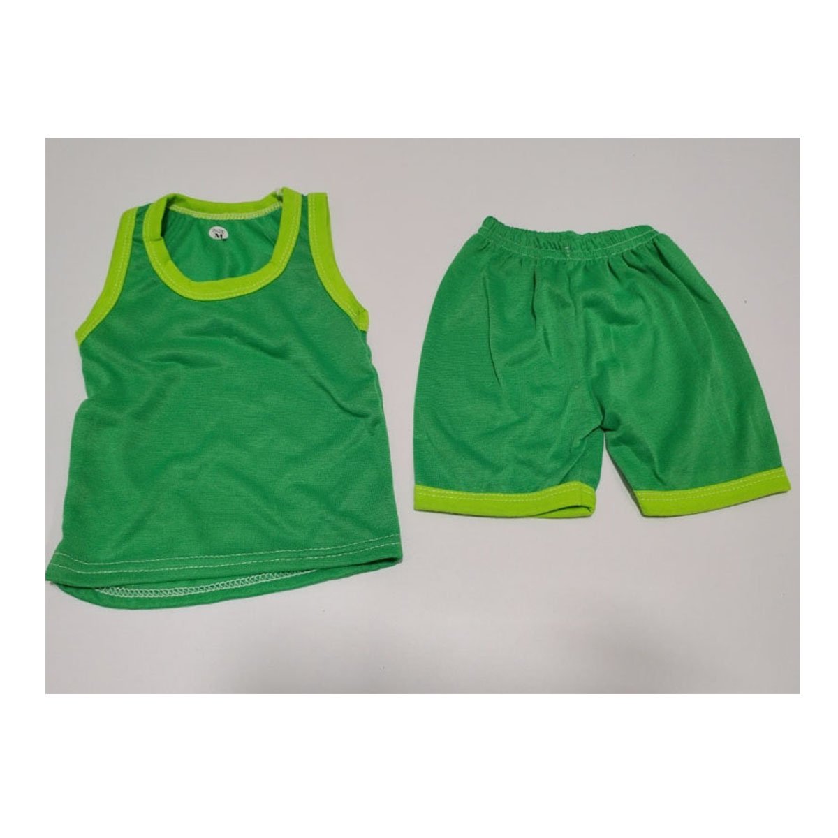 0-9 Month 2PCS Summer Newborn Baby Boy Girl Clothes Set Solid Color Outfits Unisex Infant Sleeveless Tops Shorts