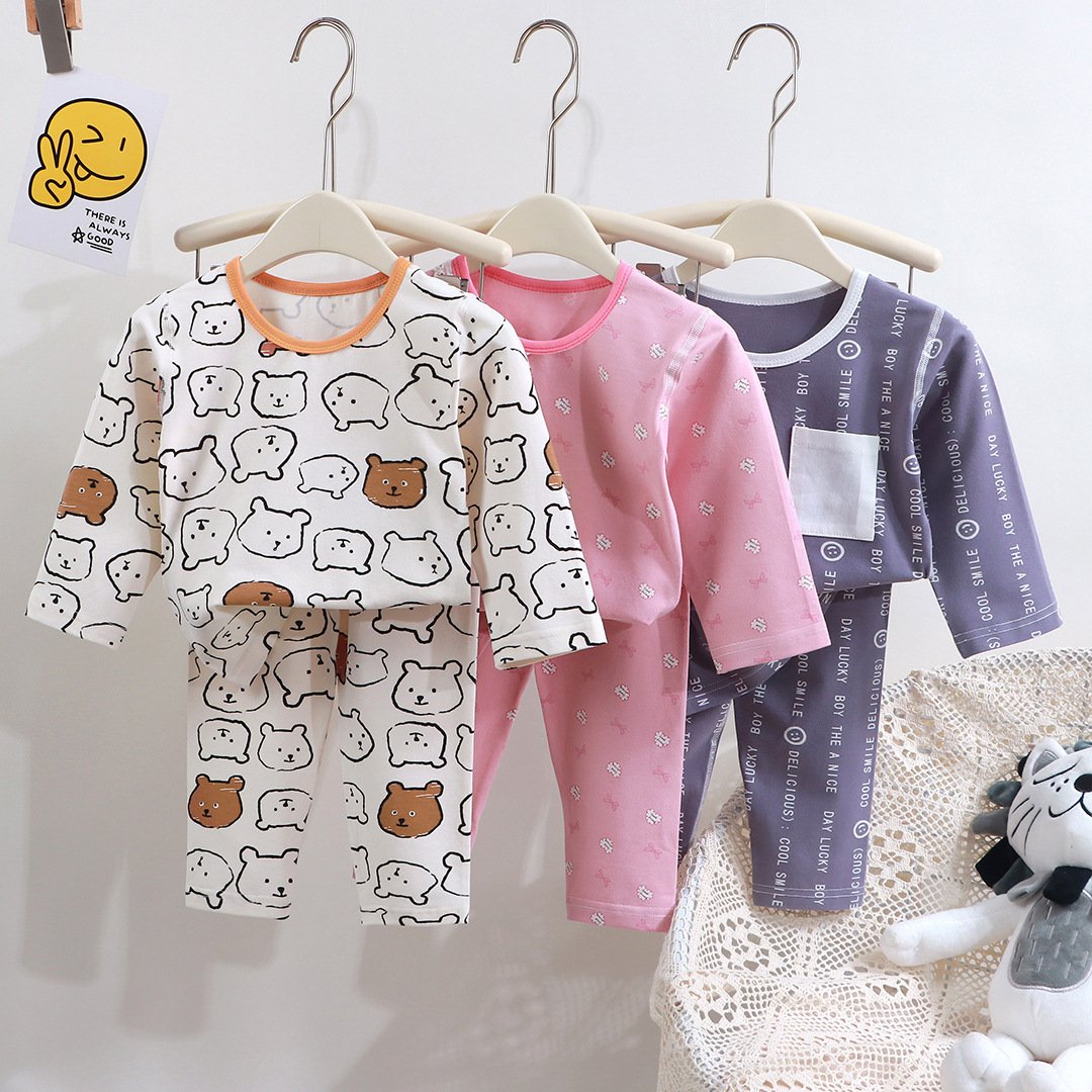 Factory Direct Sale New Designs Kids Pajama Sets Casual Cotton Kids Girls' Pajama Sets 90-160 cm Pajama Sets