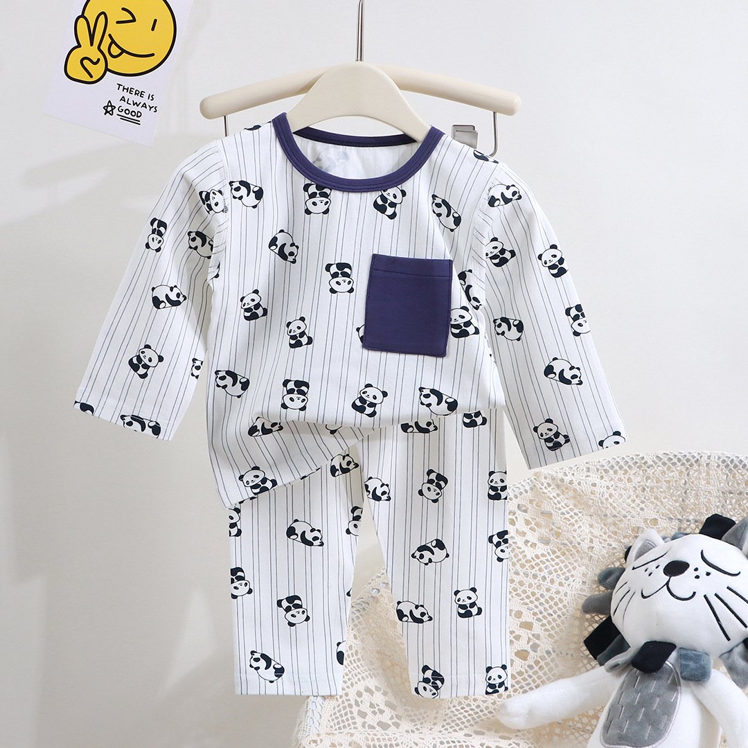 Factory Direct Sale New Designs Kids Pajama Sets Casual Cotton Kids Girls' Pajama Sets 90-160 cm Pajama Sets