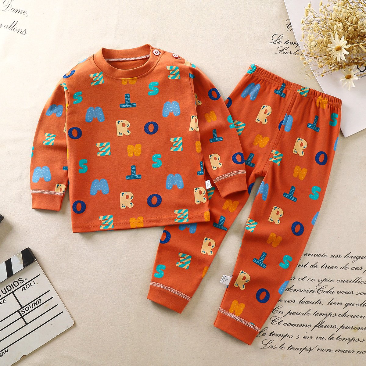 Summer Spring wholesale children girls clothing sets pajamas cotton boys Baby children's wear pyjamas sets for kids