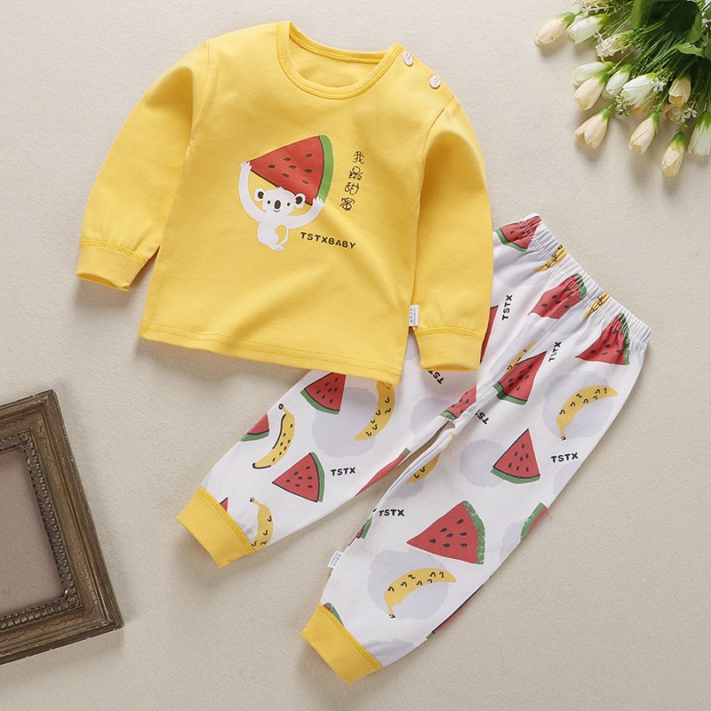 Pure Cotton Boys Clothing Set Home Clothes for Children Comfortable Underwear for Boys and Girls