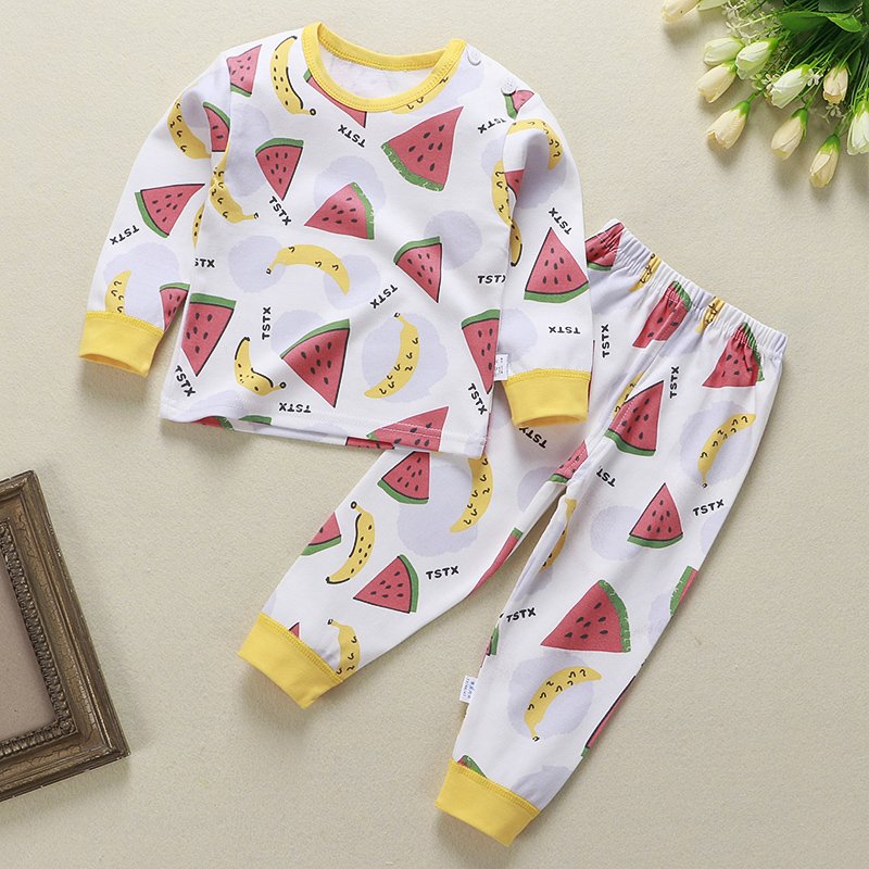 Pure Cotton Boys Clothing Set Home Clothes for Children Comfortable Underwear for Boys and Girls