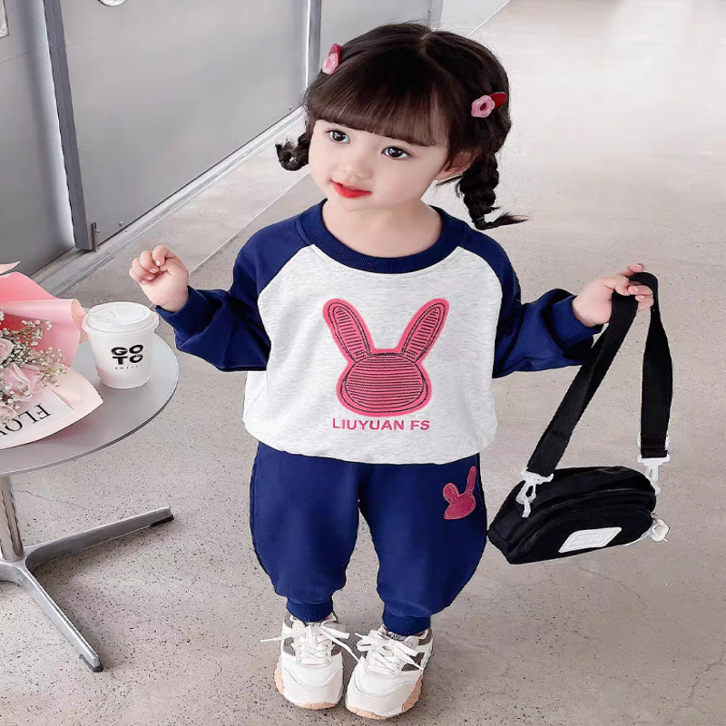 boys and girls Clothing 2023 toddler boys clothing sets Three Piece Set Female Children's Spring Clothing
