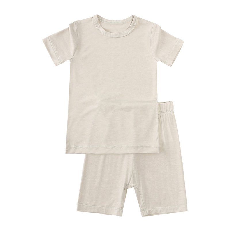 Kids Clothes Set Bamboo Fiber Toddler Boy Girl T-Shirt + Shorts Summer Children Baby Clothing Set