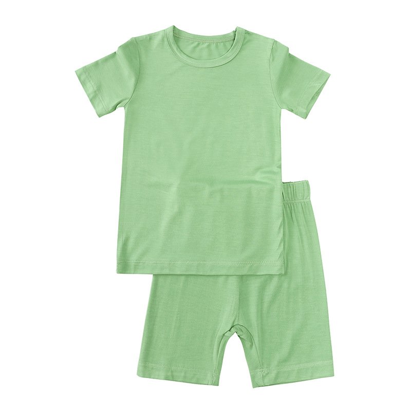 Kids Clothes Set Bamboo Fiber Toddler Boy Girl T-Shirt + Shorts Summer Children Baby Clothing Set