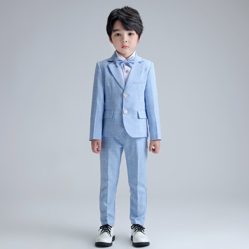 Kids Clothes New Boys Celebration Dress Coat Pant Vest Shirt Bow Tie Suit Wedding Suit Boys Clothing Sets