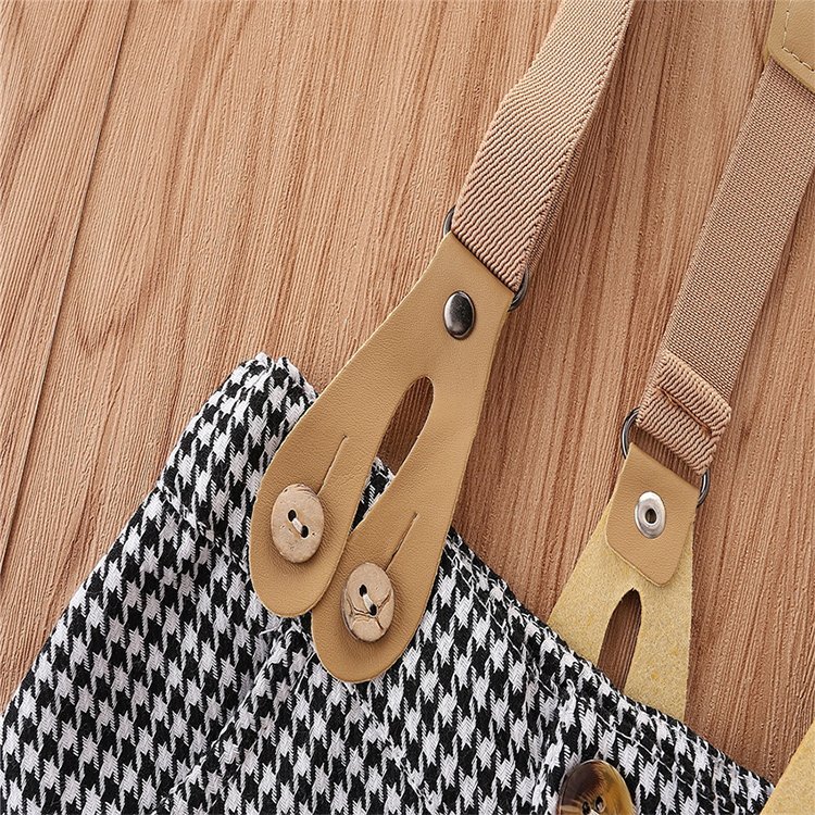 Hot Selling 3 Years Boutique Kids Boys Clothing Set Short Sleeve Shirt And Overalls Formal Outfits Children Clothes Set