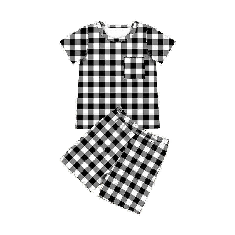 New fashion comfortable low cost polyester and cotton custom pattern printed kids boys clothing sets