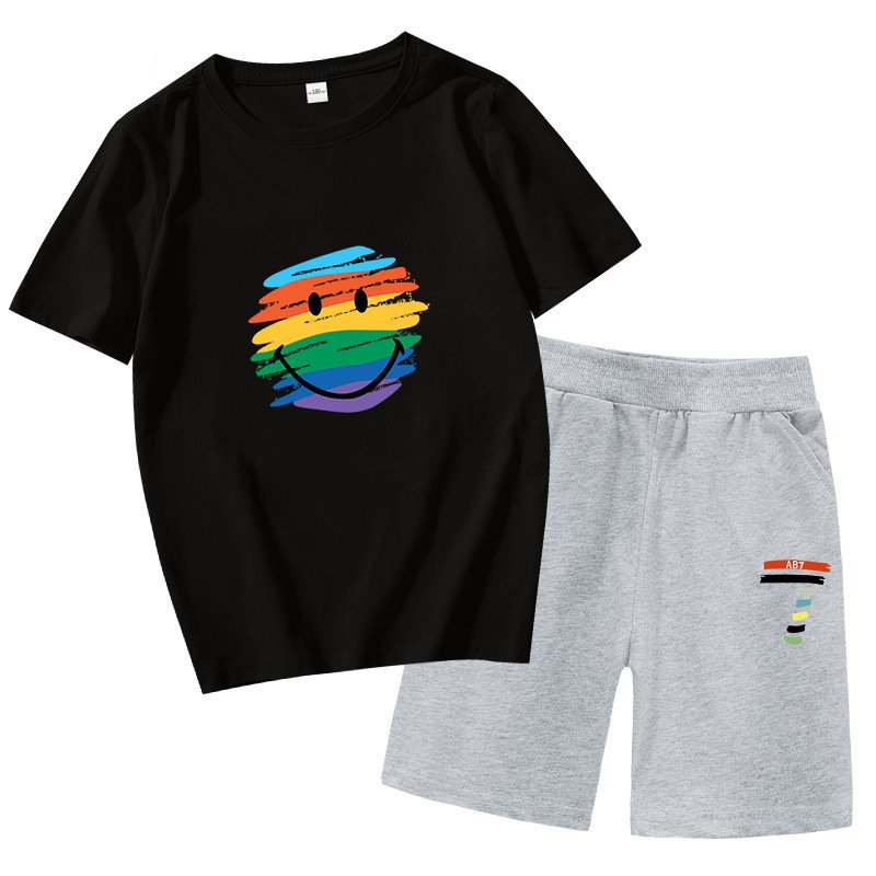 Cotton Casual Boys T-shirt Trousers Baby Boys Summer Clothing Set Stylish Boy Clothing Set 2 Piece Kids Wear