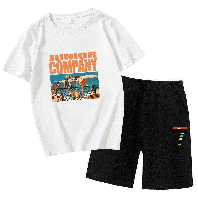 Cotton Casual Boys T-shirt Trousers Baby Boys Summer Clothing Set Stylish Boy Clothing Set 2 Piece Kids Wear