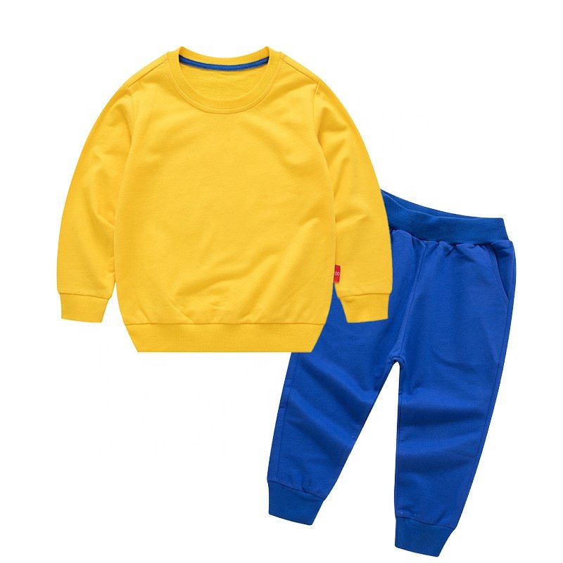 2020 new design fashion wholesale custom kids hoodie clothing sets streetwear sweatwears&pants kids clothes wear clothing