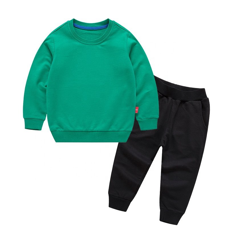 2020 new design fashion wholesale custom kids hoodie clothing sets streetwear sweatwears&pants kids clothes wear clothing
