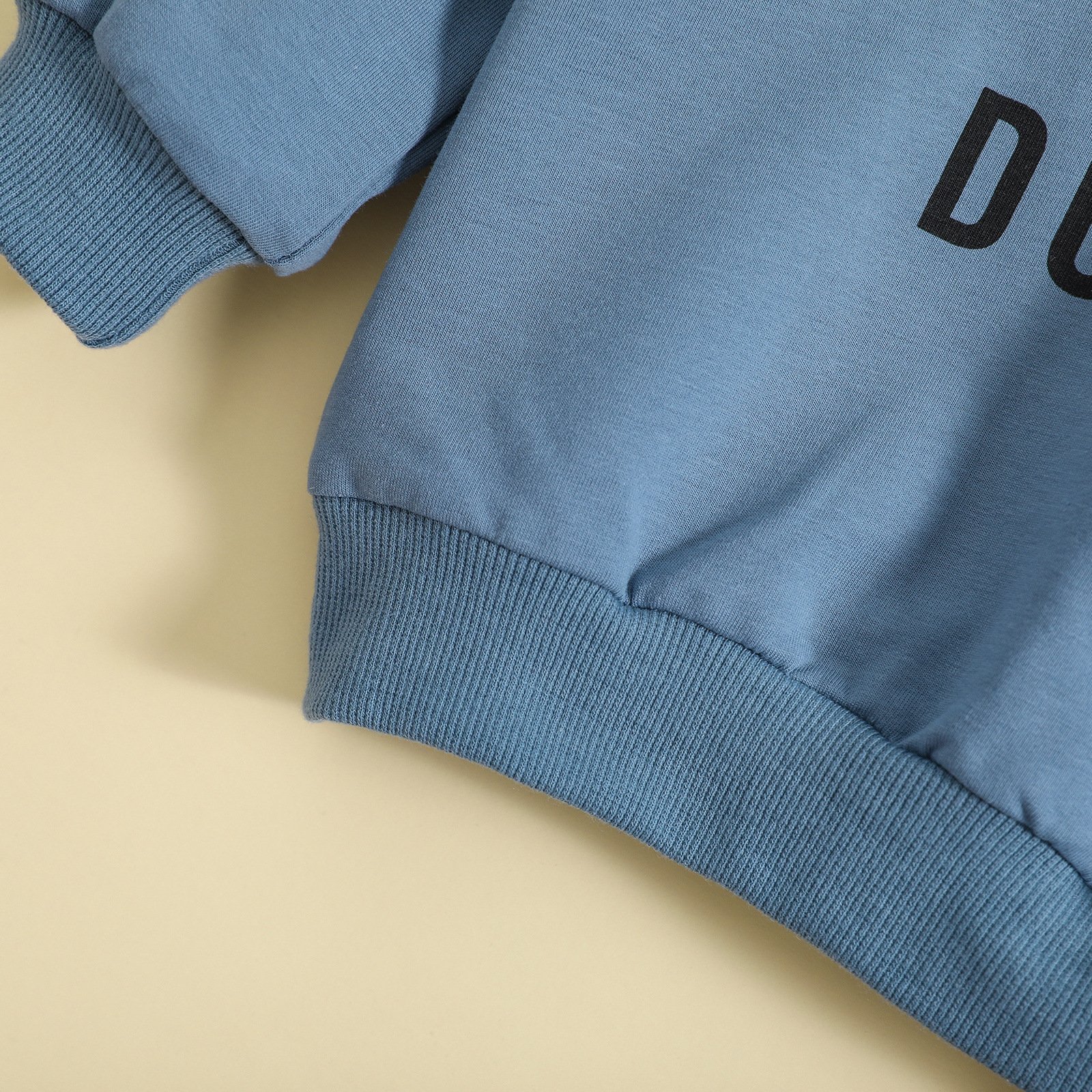 Qingli ODM fall custom boys outfit polyester/cotton/spandex outfit pants toddler baby clothes pajamas set