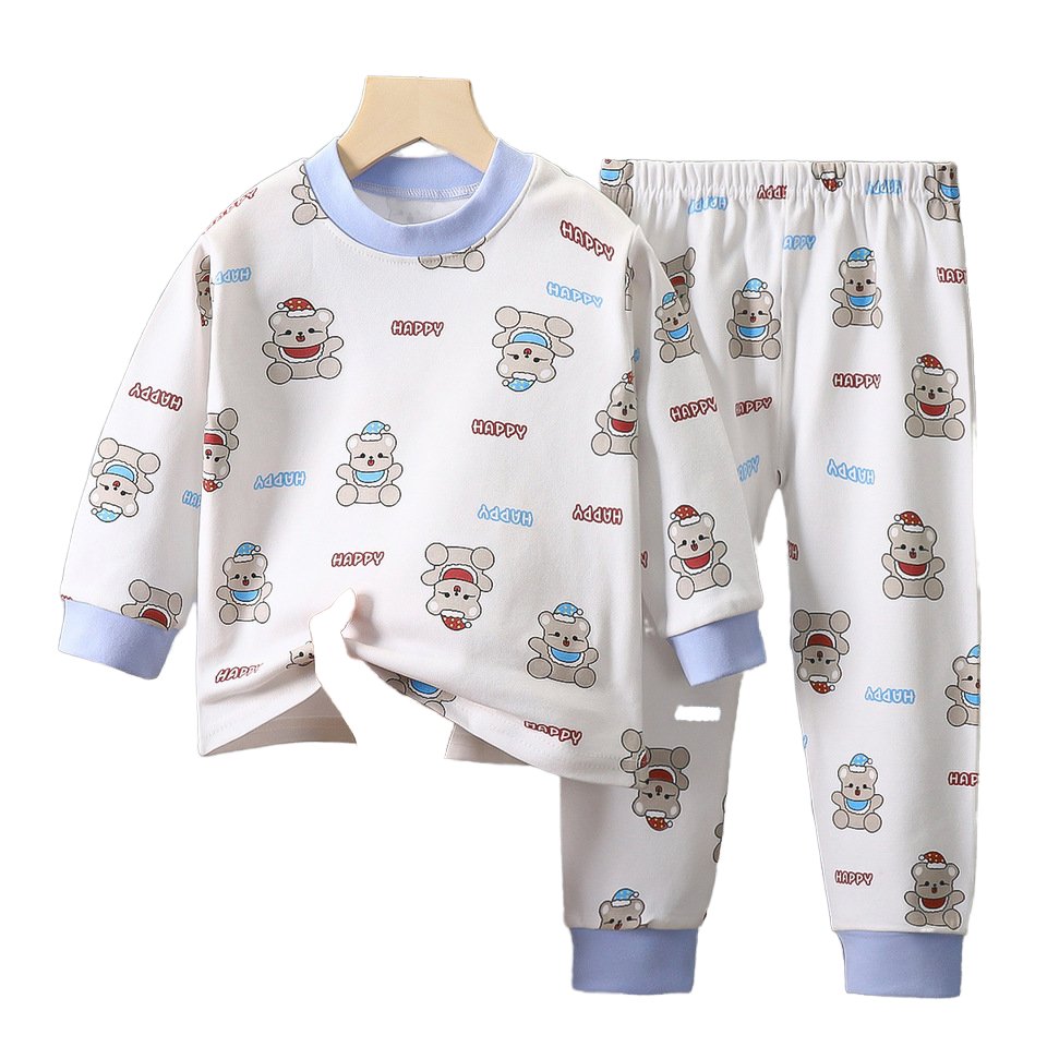 Wholesale Children's Underwear Sets Cotton Girls' And Boys' Autumn/winter Pajamas Children's Clothes
