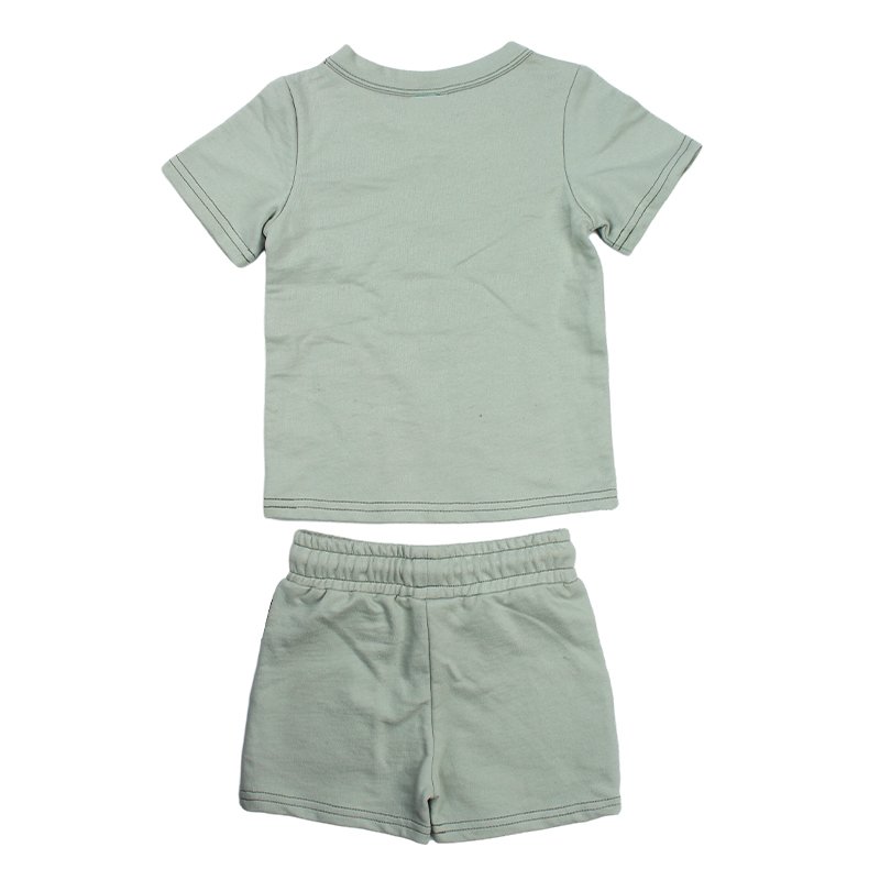 Bamboo cotton kid t shirt and shorts french terry toddler Boys clothing sets customize kids sets two piece children clothes