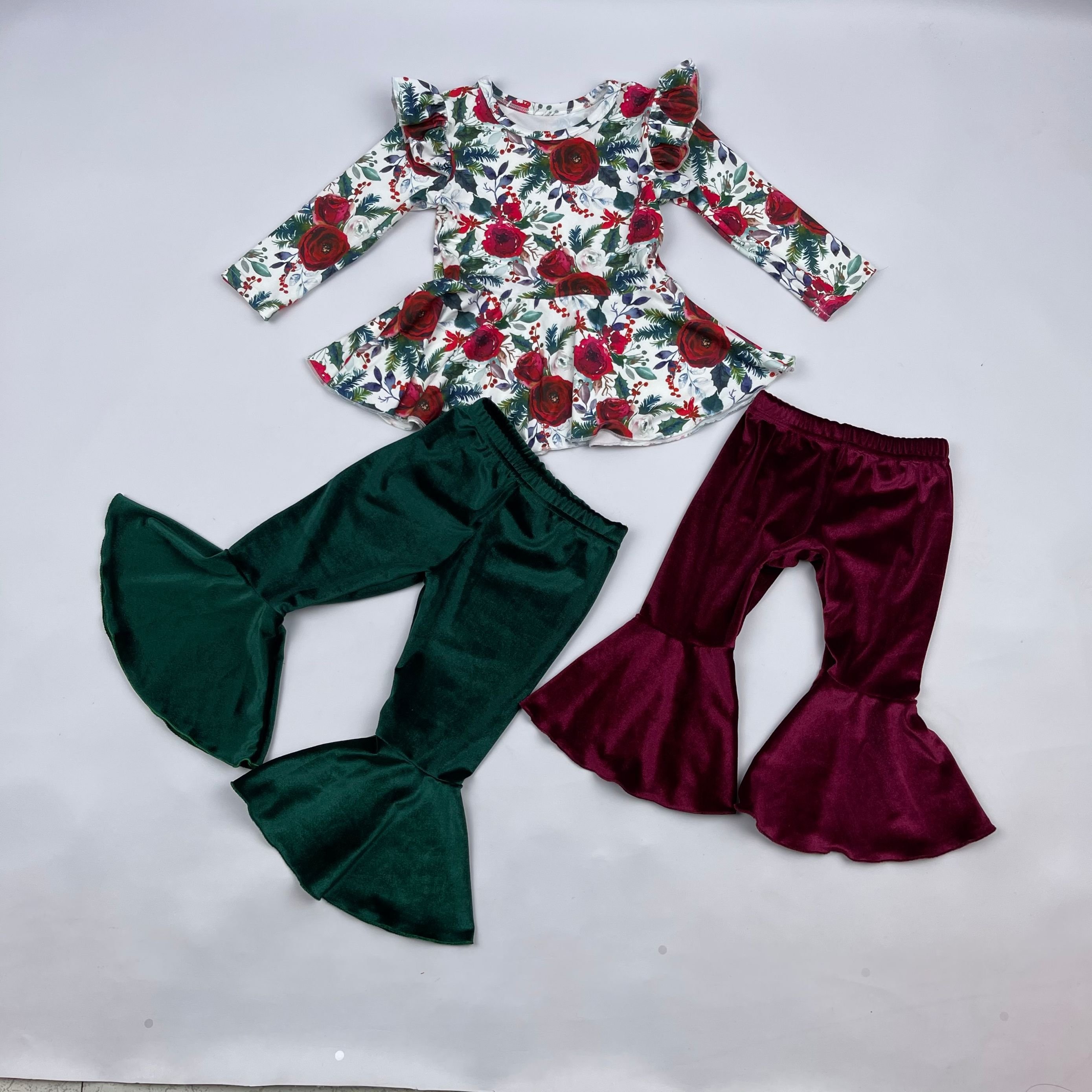 new born baby clothes sets 0-3 months floral pattern unisex babies clothes new born