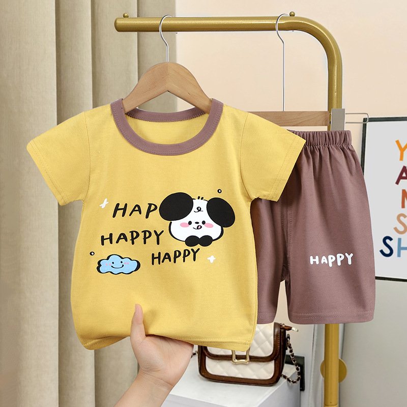 Fashion Children's Clothes Summer Toddler Baby Boy Clothes T Shirts And Shorts Set 0- 6 Years Kids Boys Clothing Sets