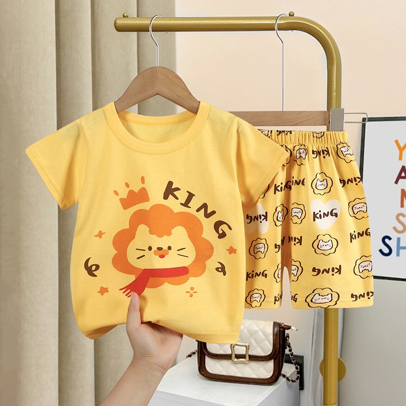Fashion Children's Clothes Summer Toddler Baby Boy Clothes T Shirts And Shorts Set 0- 6 Years Kids Boys Clothing Sets