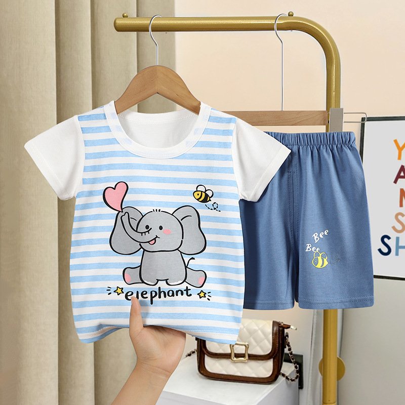 Fashion Children's Clothes Summer Toddler Baby Boy Clothes T Shirts And Shorts Set 0- 6 Years Kids Boys Clothing Sets