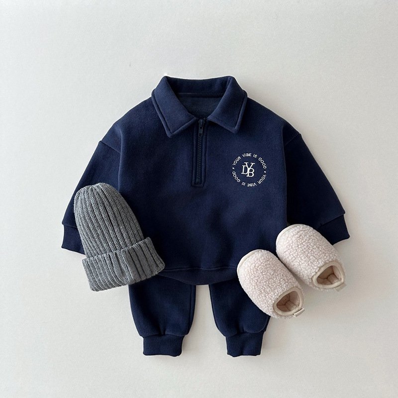 Children Clothing Set 2023 Autumn winter baby boy Clothes 2Pcs Outfit Kids Tracksuit Suit For Boys