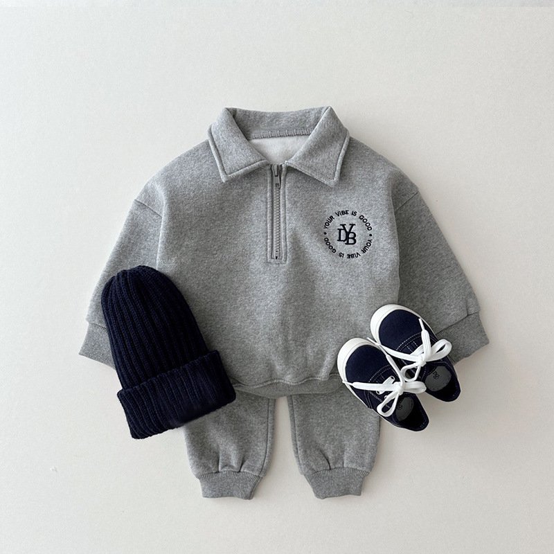 Children Clothing Set 2023 Autumn winter baby boy Clothes 2Pcs Outfit Kids Tracksuit Suit For Boys