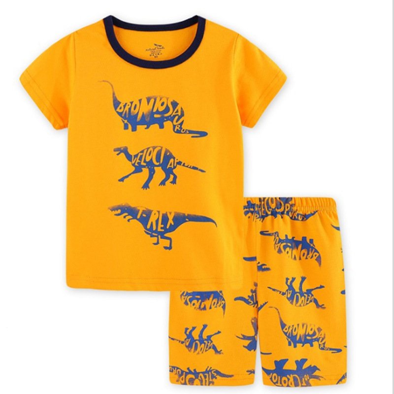 Boys Clothing Kids Cartoon Sleepwear Home Clothes Halloween Costume Sleeve Spider Boys' cotton Short Sets