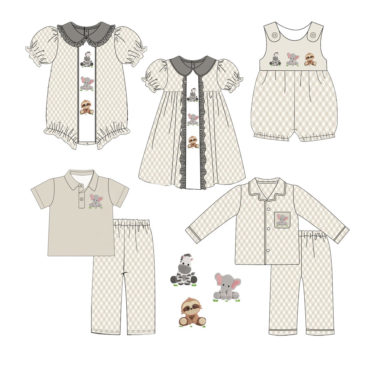 New Design customized boy pajamas set kids boutique clothing winter boys clothing sets boy outfit