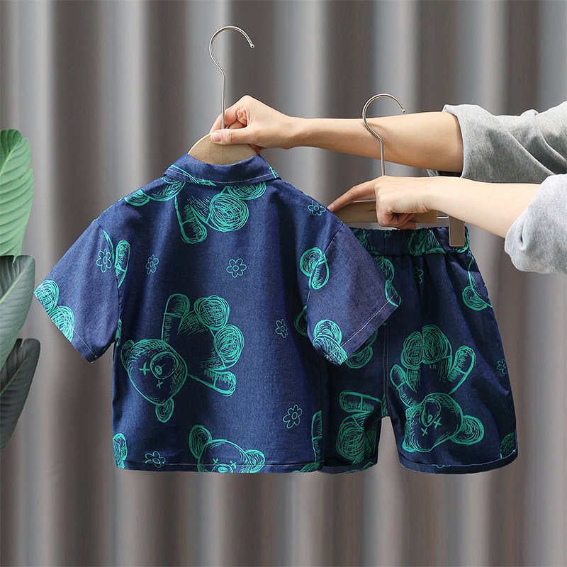 Little Boys Printed Clothes Set Baby Boy Clothes Birthday Gift Baby Boys' Clothes Sets