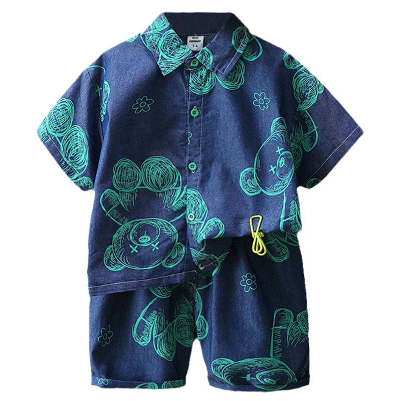 Little Boys Printed Clothes Set Baby Boy Clothes Birthday Gift Baby Boys' Clothes Sets