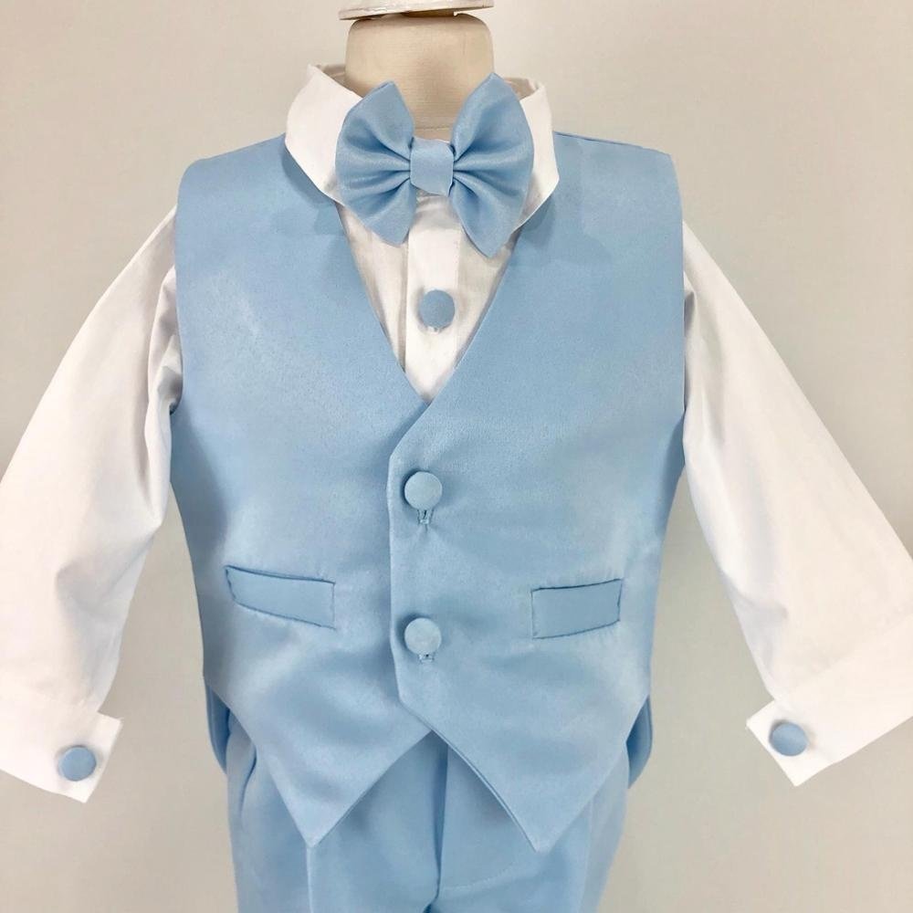 Modern Luxury Newborn New Design Kids Clothing Comfortable Custom Party Birthday Wholesale High Quality Blue Baby Boy Suits Set