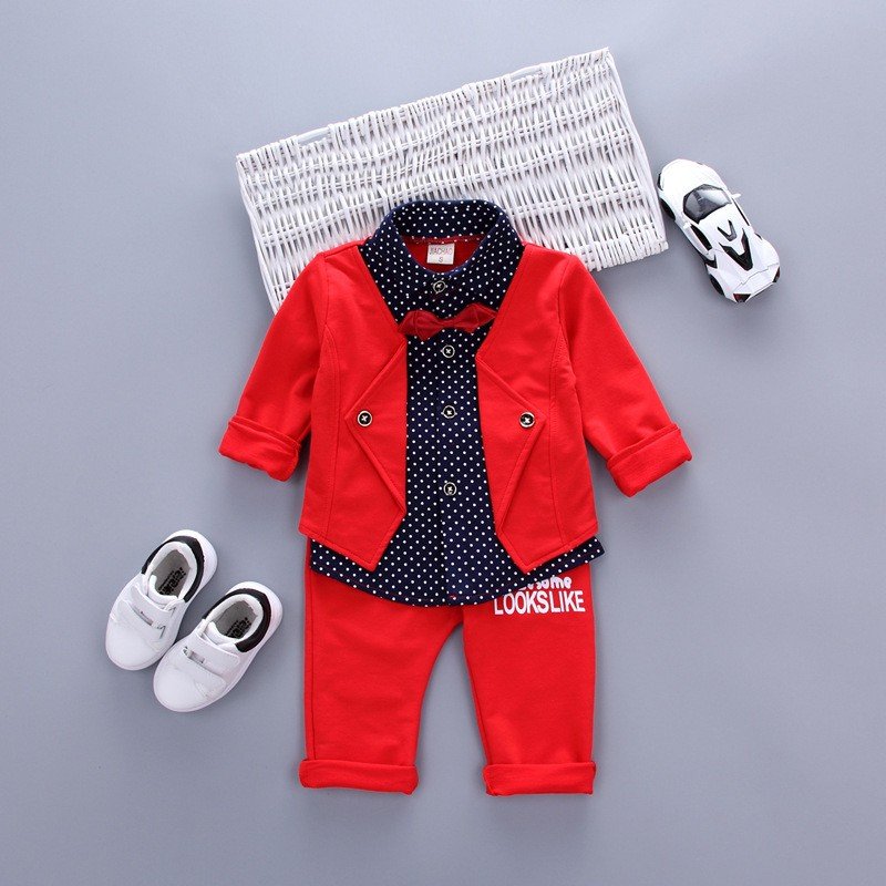 Kids fashion suit casual wear baby sets clothing autumn children boy boutique clothes