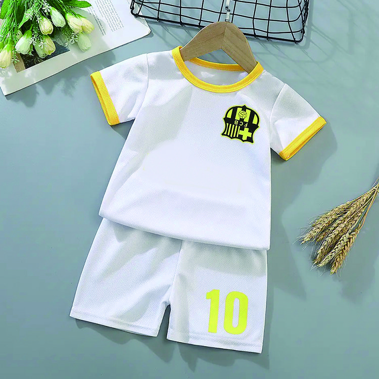 OEM Custom Children's Clothing Boys 1-12Year Old Football Training Suit Casual Sets For Children Boy