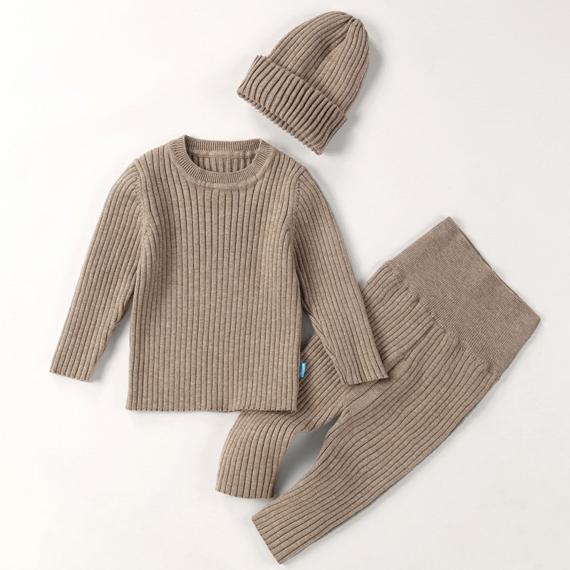 new born kids children baby girls boy sweaters clothes baby clothing sets