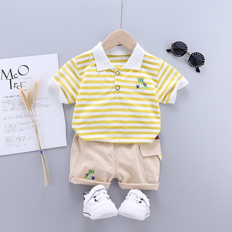 Kids Boys Clothing Sets Baby Clothes Polo Shirts With Pants 2PCS For Summer Children Boy Clothing Set
