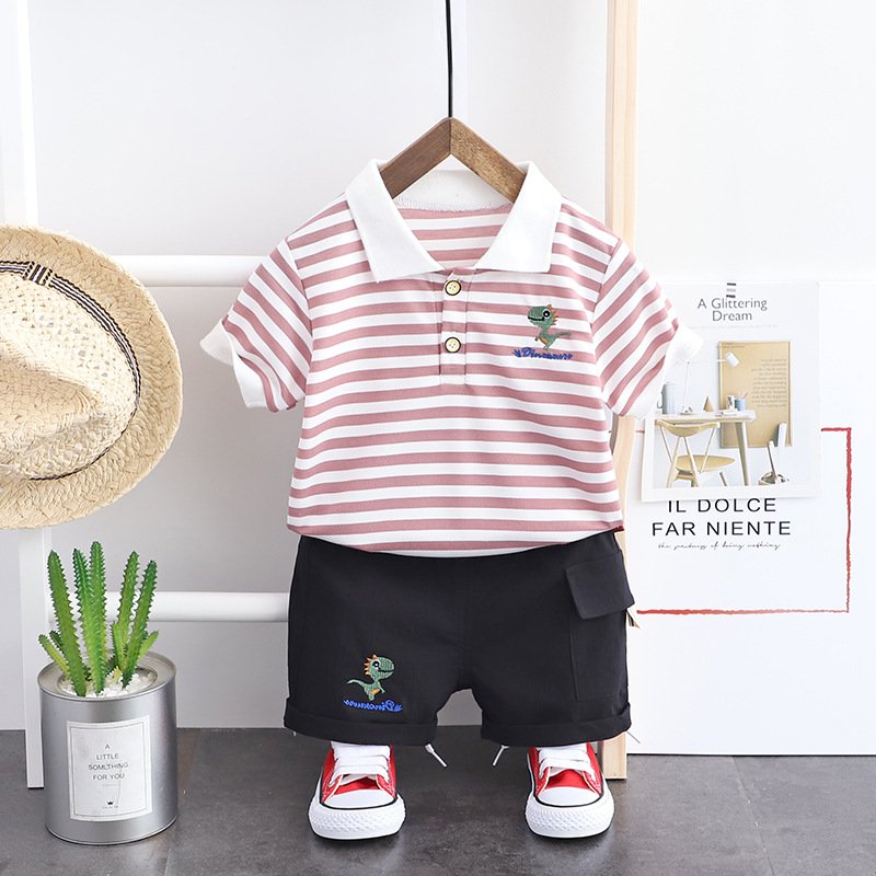 Kids Boys Clothing Sets Baby Clothes Polo Shirts With Pants 2PCS For Summer Children Boy Clothing Set