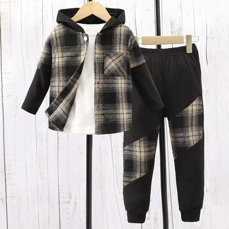 Trend 3 4 5 6 7 Years Old Toddler Hoodie and Pant Sweat Suit Sport Boy Child Clothes Fashion Kids Wear Winter Boys Clothing Sets