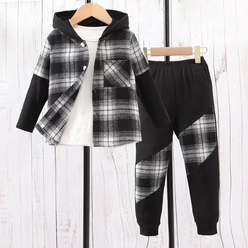 Trend 3 4 5 6 7 Years Old Toddler Hoodie and Pant Sweat Suit Sport Boy Child Clothes Fashion Kids Wear Winter Boys Clothing Sets