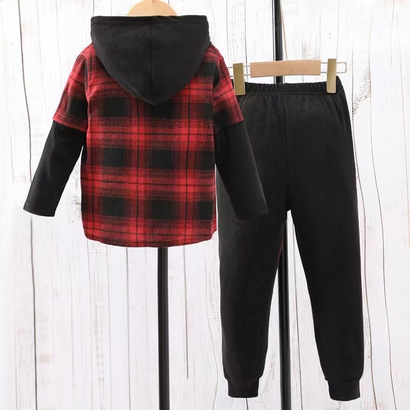 Trend 3 4 5 6 7 Years Old Toddler Hoodie and Pant Sweat Suit Sport Boy Child Clothes Fashion Kids Wear Winter Boys Clothing Sets