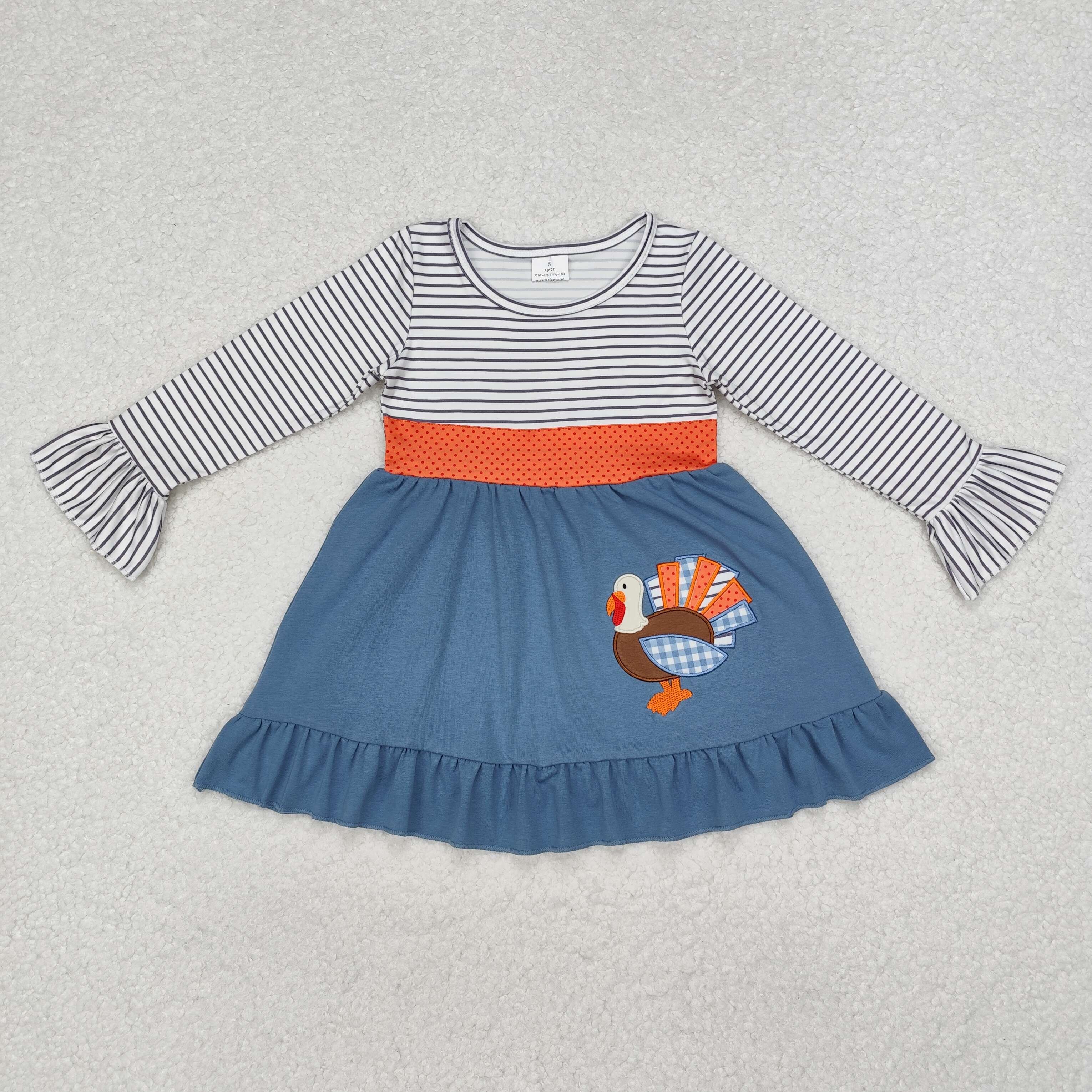 Thanksgiving Turkey Little Girls Boys 2 Pieces Outfits Baby Girl Boys Romper Sibling Wholesale Kids Clothing Styles
