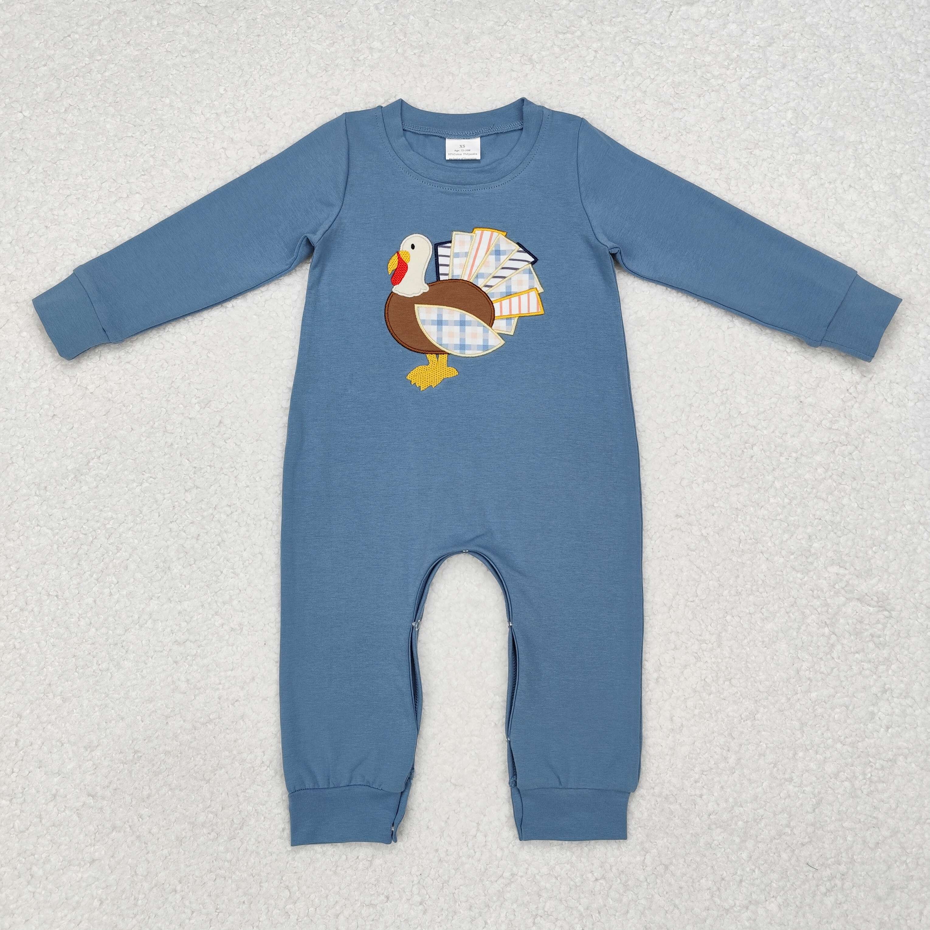 Thanksgiving Turkey Little Girls Boys 2 Pieces Outfits Baby Girl Boys Romper Sibling Wholesale Kids Clothing Styles