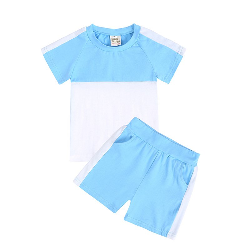 Kids Tales Children's Baby Summer Clothing Newborn Infant Boy Girl Home Wear Short Sleeve T Shirts Top+Shorts Sportswear Outfit Clothes Set