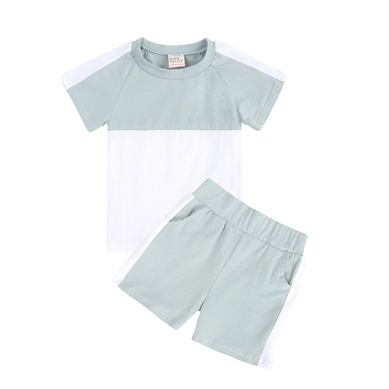 Kids Tales Children's Baby Summer Clothing Newborn Infant Boy Girl Home Wear Short Sleeve T Shirts Top+Shorts Sportswear Outfit Clothes Set