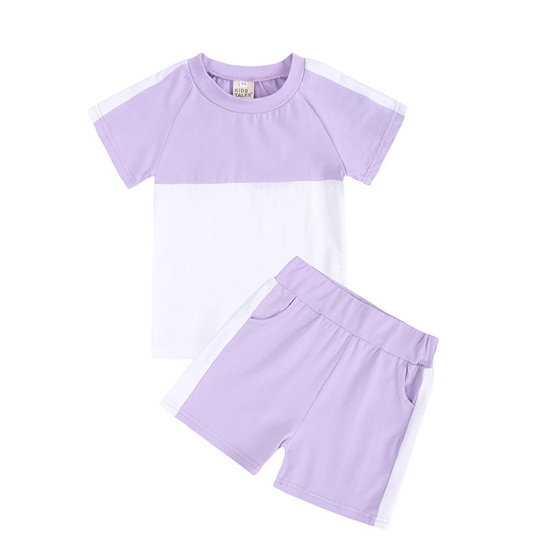 Kids Tales Children's Baby Summer Clothing Newborn Infant Boy Girl Home Wear Short Sleeve T Shirts Top+Shorts Sportswear Outfit Clothes Set