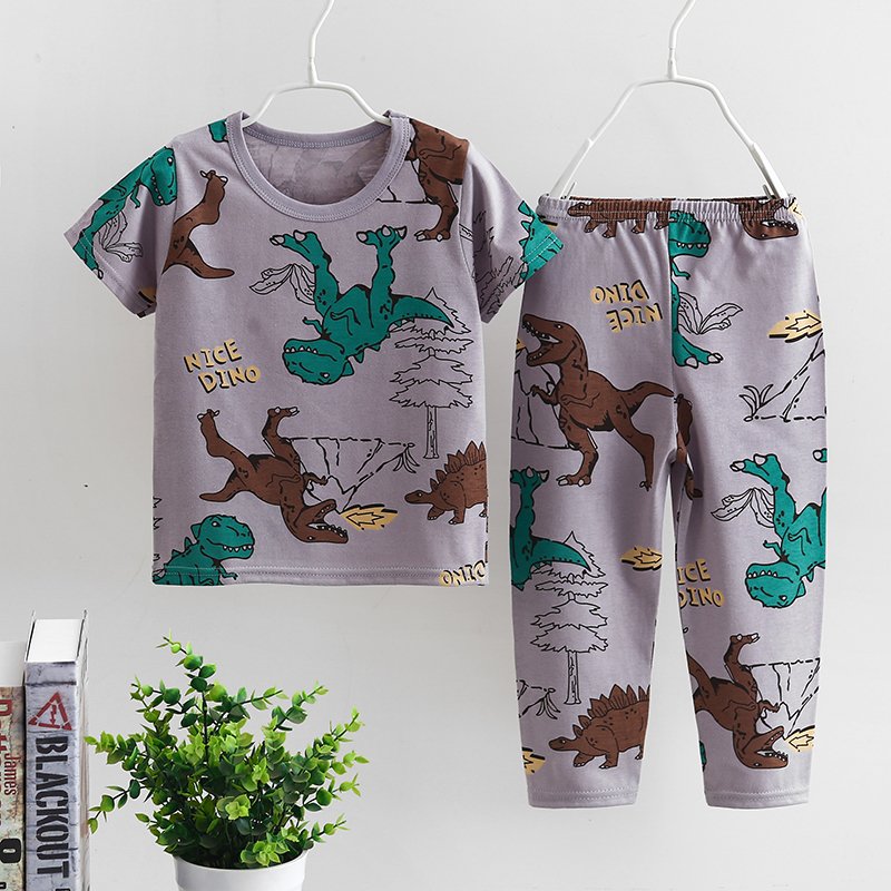 Cheap Price Boys Baby Pajamas Sets Cotton Kids Suit Two Pieces Long Sleeve Children's Clothings Sets for Boys and Girls