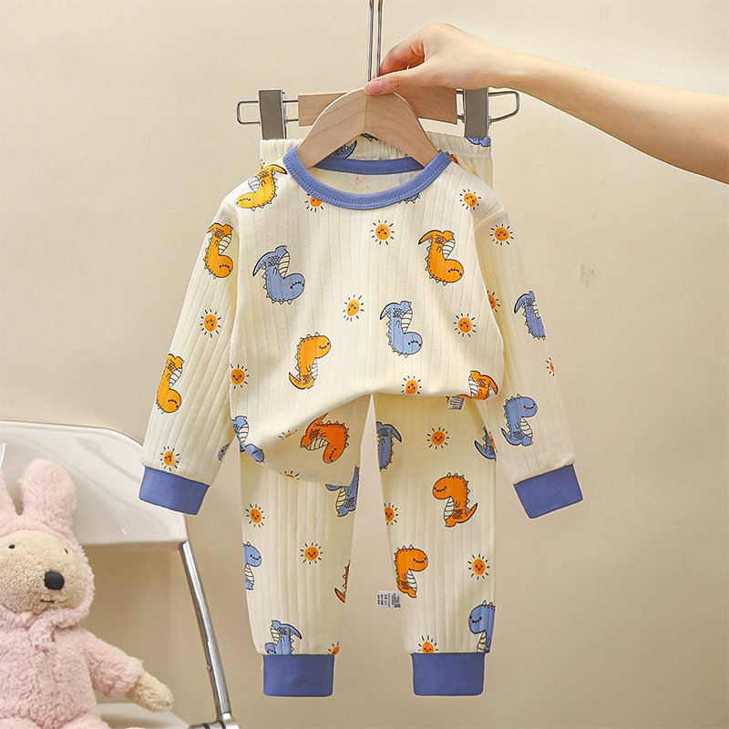 Spring Baby Clothes Wholesale Cheap New Children's Pajamas For Girls Pajamas Kids Cartoon Boys And Girls Home Furnishing Set