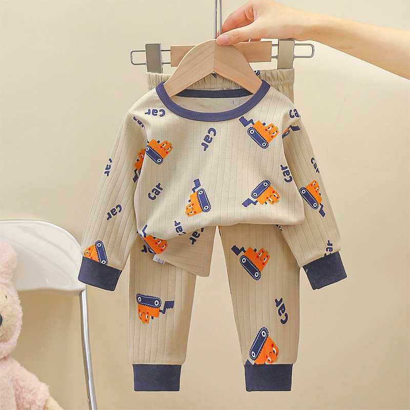 Spring Baby Clothes Wholesale Cheap New Children's Pajamas For Girls Pajamas Kids Cartoon Boys And Girls Home Furnishing Set
